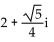 Write the expression in the form a + bi, where a and b are real numbers. -  A)  -2 - 5 B)    C)    D)   