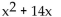 Find the perfect square trinomial whose first two terms are given. -  A)    B)    C)    D)   