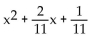 Find the perfect square trinomial whose first two terms are given. -  A)    B)    C)    D)   
