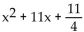 Find the perfect square trinomial whose first two terms are given. -  A)    B)    C)    D)   