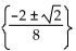 Find the real or imaginary solutions by using the quadratic formula. -  + 8m + 2 = 0 A)    B)    C)    D)   