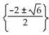 Find the real or imaginary solutions by using the quadratic formula. -  + 8m + 2 = 0 A)    B)    C)    D)   