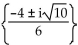 Find the real or imaginary solutions by using the quadratic formula. -  + 8x = -1 A)    B)    C)    D)   