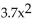 Find the real solutions for the given quadratic equation. Round results to two decimal places. -  + 12.7x + 2.5 = 0 A)  -3.22 B)  0.21, 3.22 C)  No real solutions D)  -3.22, -0.21
