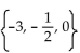 Find the solutions to the equation by reading the graph. -  A)    B)    C)  0, -3 D)   