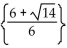 Use the method of your choice to find all real solutions of the equation. -  = 14 A)    B)    C)    D)   