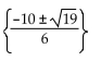 Use the method of your choice to find all real solutions of the equation. -  + 10x = - 1 A)    B)    C)    D)   
