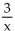 Use the method of your choice to find all real solutions of the equation. -x = 2 +   A)    B)  No real solutions C)  {-3, -1} D)  {-1, 3}