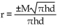 Solve for the indicated variable. -Solve for r.   A)    B)    C)    D)   