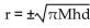 Solve for the indicated variable. -Solve for r.   A)    B)    C)    D)   