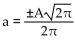 Solve for the indicated variable. -Solve for a. A =   A)    B)    C)    D)   