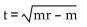 Solve for the indicated variable. -Solve for t.   A)    B)    C)    D)   