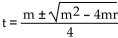 Solve for the indicated variable. -Solve for t.   A)    B)    C)    D)   
