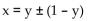 Solve for the indicated variable. -Solve for x.   A)    B)    C)    D)   