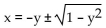Solve for the indicated variable. -Solve for x.   A)    B)    C)    D)   