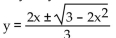 Solve for the indicated variable. -Solve for y.   A)    B)    C)    D)   
