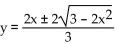 Solve for the indicated variable. -Solve for y.   A)    B)    C)    D)   