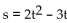 Solve the problem. -The position of an object moving in a straight line is given by   where s is in meters and t is the time in seconds the object has been in motion. How long (to the nearest tenth)  will it take the object to move 20 Meters? A)  4.0 sec B)  3.8 sec C)  74.0 sec D)  21.0 sec