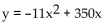 Solve the problem. -Your company uses the quadratic model   to represent how many units (y)  of a new product will be sold (x)  weeks after its release . How many units can you expect to sell in week 18? A)  9864 units B)  6498 units C)  2736 units D)  6102 units
