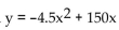 Solve the problem. -Your company uses the quadratic model   to represent the average number of new customers who will be signed on (x)  weeks after the release of your new service. How many new customers can you Expect to gain in week 30? A)  4365 customers B)  450 customers C)  225 customers D)  -1800 customers