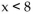 Write an inequality whose solution set is the interval. -  A)    B)    C)    D)   