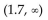 Solve the inequality by reading the graph. -5x - 8.7 > 0   y = 5x - 8.7 A)    B)    C)    D)   