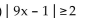 Solve the absolute value inequality. Write the solution set using interval notation. -  A)    B)    C)    D)   