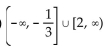 Solve the absolute value inequality. Write the solution set using interval notation. -  A)    B)    C)    D)   