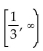 Solve the absolute value inequality. Write the solution set using interval notation. -  A)    B)    C)    D)   