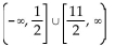 Solve the absolute value inequality. Write the solution set using interval notation. -  A)    B)    C)    D)   