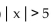 Write an inequality of the form   k or of the form   k so that the inequality has the given solution set. -(-5, 5)  A)    B)    C)    D)   