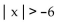 Write an absolute value inequality that has the given solution set. -  A)    B)    C)    D)   
