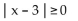 Write an absolute value inequality that has the given solution set. -  A)    B)    C)    D)   