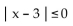 Write an absolute value inequality that has the given solution set. -  A)    B)    C)    D)   