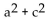 Evaluate the expression for the given values. -  , if a = -4 and c = 5 A)  41 B)  -41 C)  9 D)  2