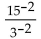 Evaluate the expression without a calculator. -  A)    B)  25 C)    D)   