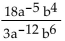 Simplify. Write answers without negative exponents. Assume that all variables represent nonzero real numbers. -  A)    B)    C)    D)  3, 6 E)   