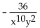 Simplify. Write answers without negative exponents. Assume that all variables represent nonzero real numbers. -  A)    B)    C)    D)   