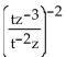Simplify. Write answers without negative exponents. Assume that all variables represent nonzero real numbers. -  A)    B)    C)    D)   
