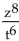 Simplify. Write answers without negative exponents. Assume that all variables represent nonzero real numbers. -  A)    B)    C)    D)   