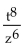 Simplify. Write answers without negative exponents. Assume that all variables represent nonzero real numbers. -  A)    B)    C)    D)   