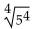Evaluate. -  A)  -5 B)  5 C)    D)  621
