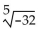 Write rational exponents in radical notation and radicals in rational exponential notation. --   A)    B)    C)    D)   