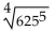 Write rational exponents in radical notation and radicals in rational exponential notation. -  A)    B)    C)    D)   