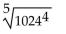 Write rational exponents in radical notation and radicals in rational exponential notation. -  A)    B)    C)    D)   