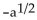 Write rational exponents in radical notation and radicals in rational exponential notation. -  A)    B)    C)  a D)   