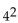 Write rational exponents in radical notation and radicals in rational exponential notation. -  A)  4 B)    C)    D)   