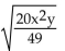 Simplify the expression. Assume all variables represent positive real numbers. -  A)    B)    C)    D)   