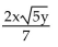 Simplify the expression. Assume all variables represent positive real numbers. -  A)    B)    C)    D)   