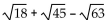 Perform the indicated operations and simplify. Assume that all variables represent positive real numbers. -  A)    B)  0 C)    D)   
